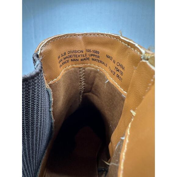 St. John's Bay Division Size 6 Chelsea Ankle Classic Boots Cognac Brown Casual - Picture 5 of 12